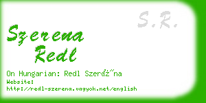 szerena redl business card